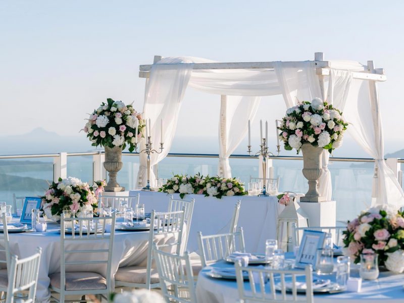 Santorini Wedding Ceremony – Dinner & Kiosk Venue